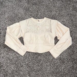 Maria Cher Fraga Oriana Top in Cream
